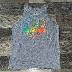 Disney Parks Walt Disney‎ world tank top gray size large